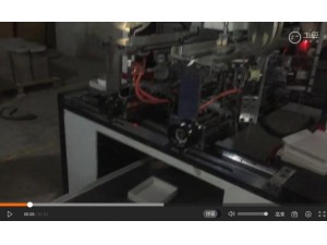 建龍自動四角貼角機-電子產品灰板快速貼角-作業(yè)視頻實拍
